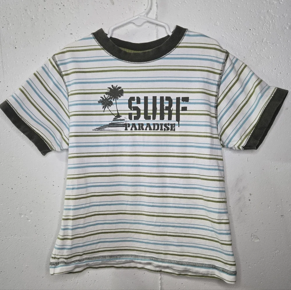Gymboree Kids Y2k Surf Paradise Striped Tee